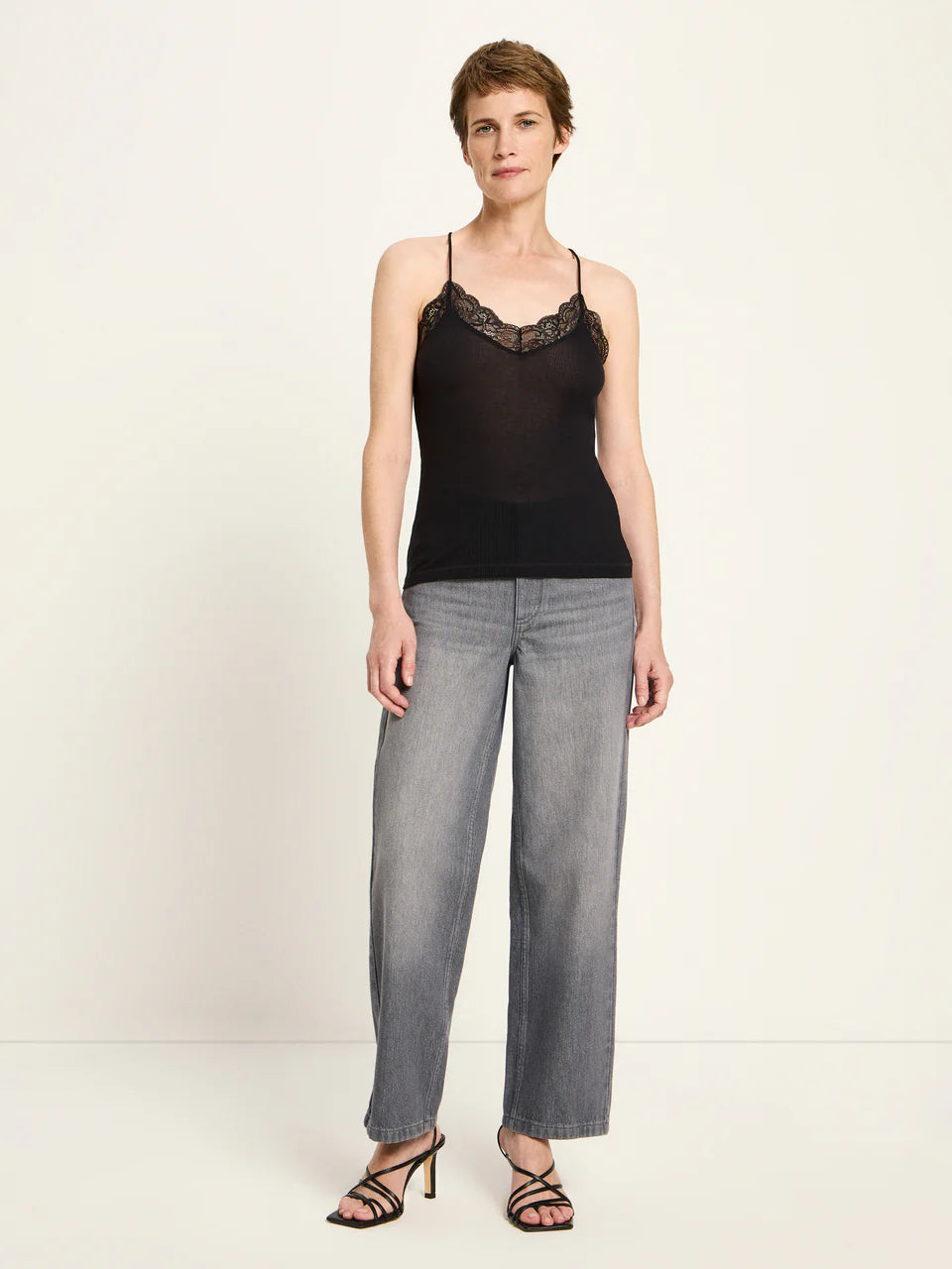 Spitzentop aus TENCEL™ Lyocell