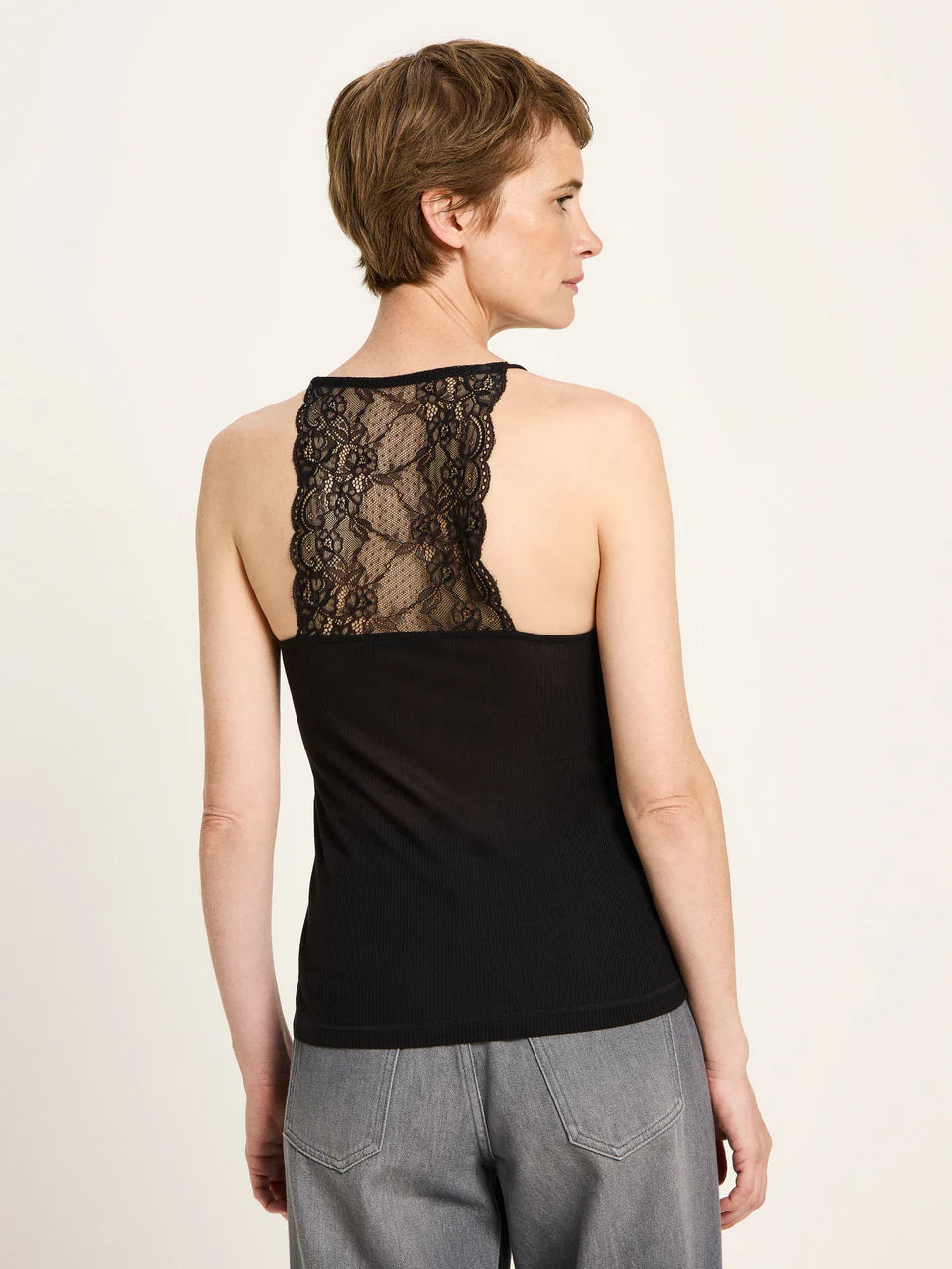Spitzentop aus TENCEL™ Lyocell