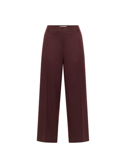 Verkürzte Hose (GOTS) aus Bio-Schurwolle