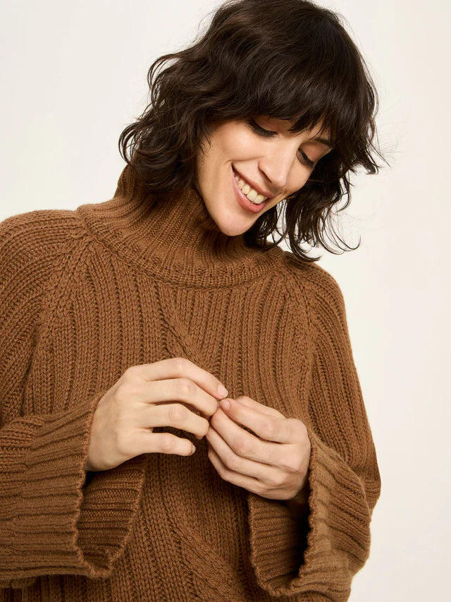 Rippenpullover Oversized (GOTS)