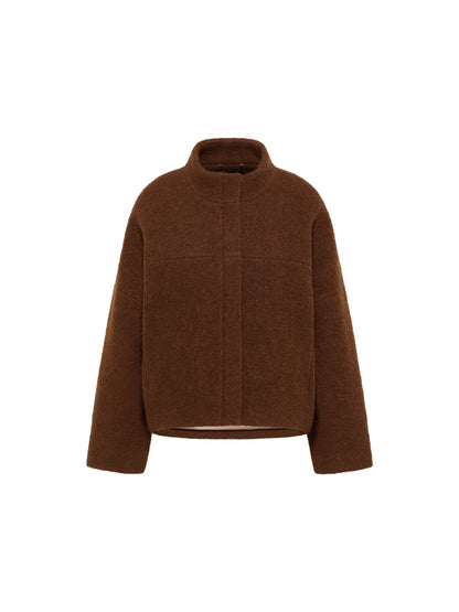 Boucle Jacke (GOTS) aus Bio-Schurwolle