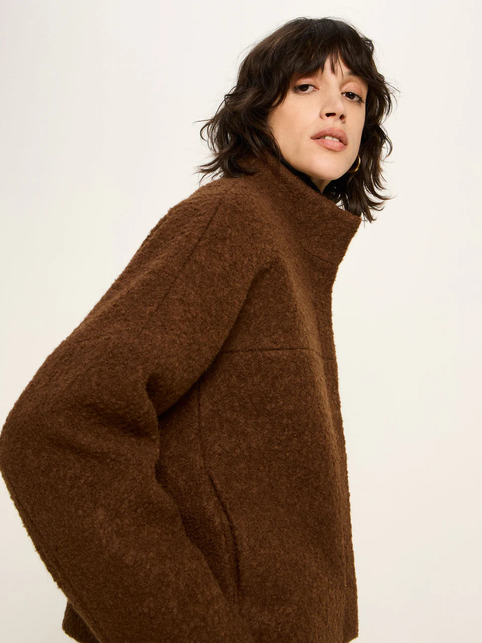 Boucle Jacke (GOTS) aus Bio-Schurwolle