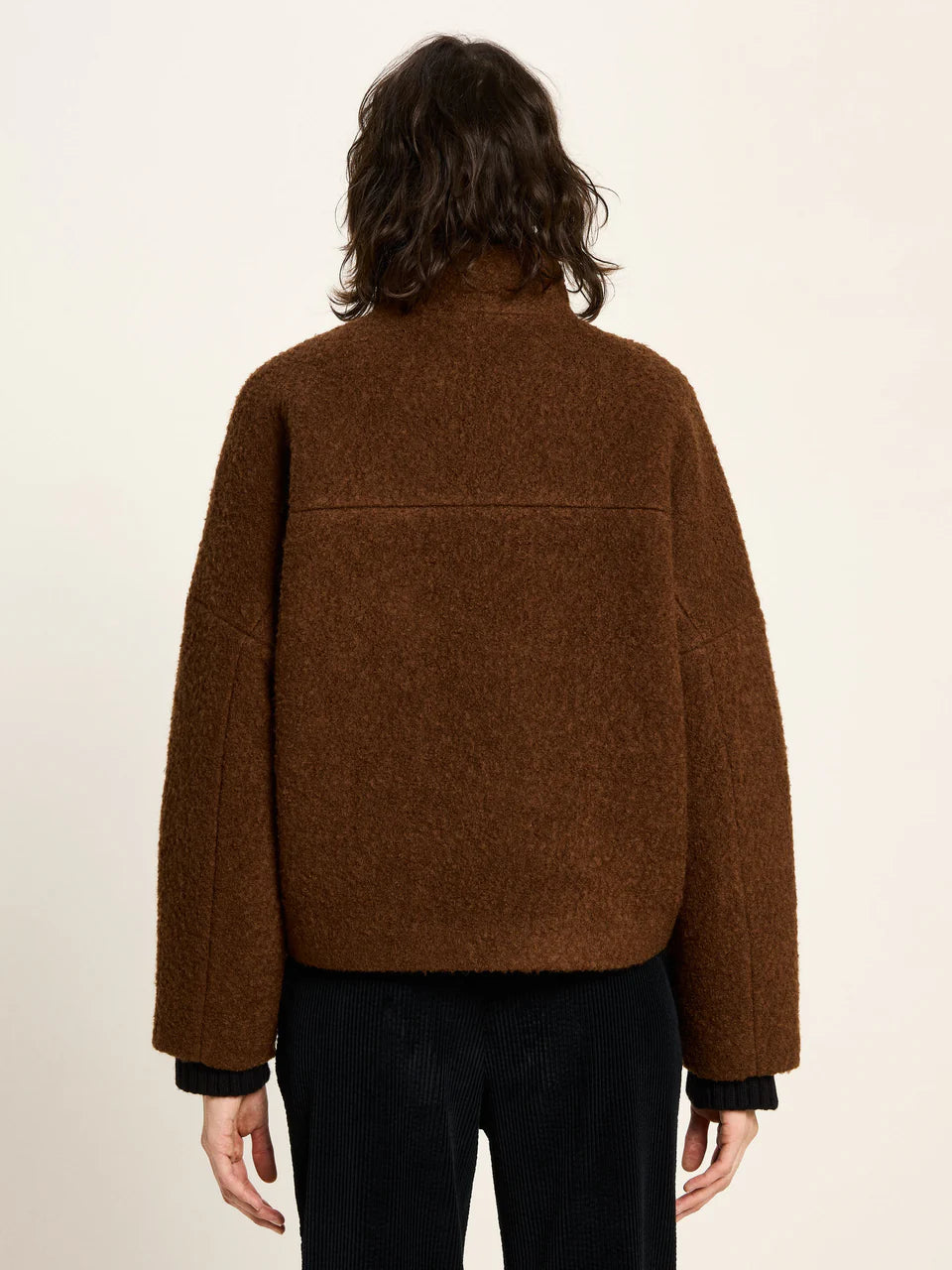 Boucle Jacke (GOTS) aus Bio-Schurwolle