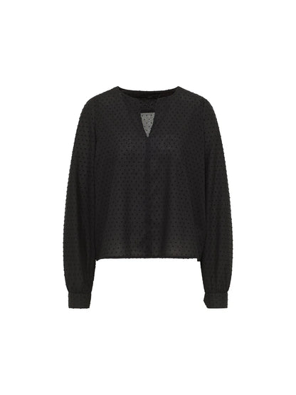 STRUKTURBLUSE MIT KRÄUSELN