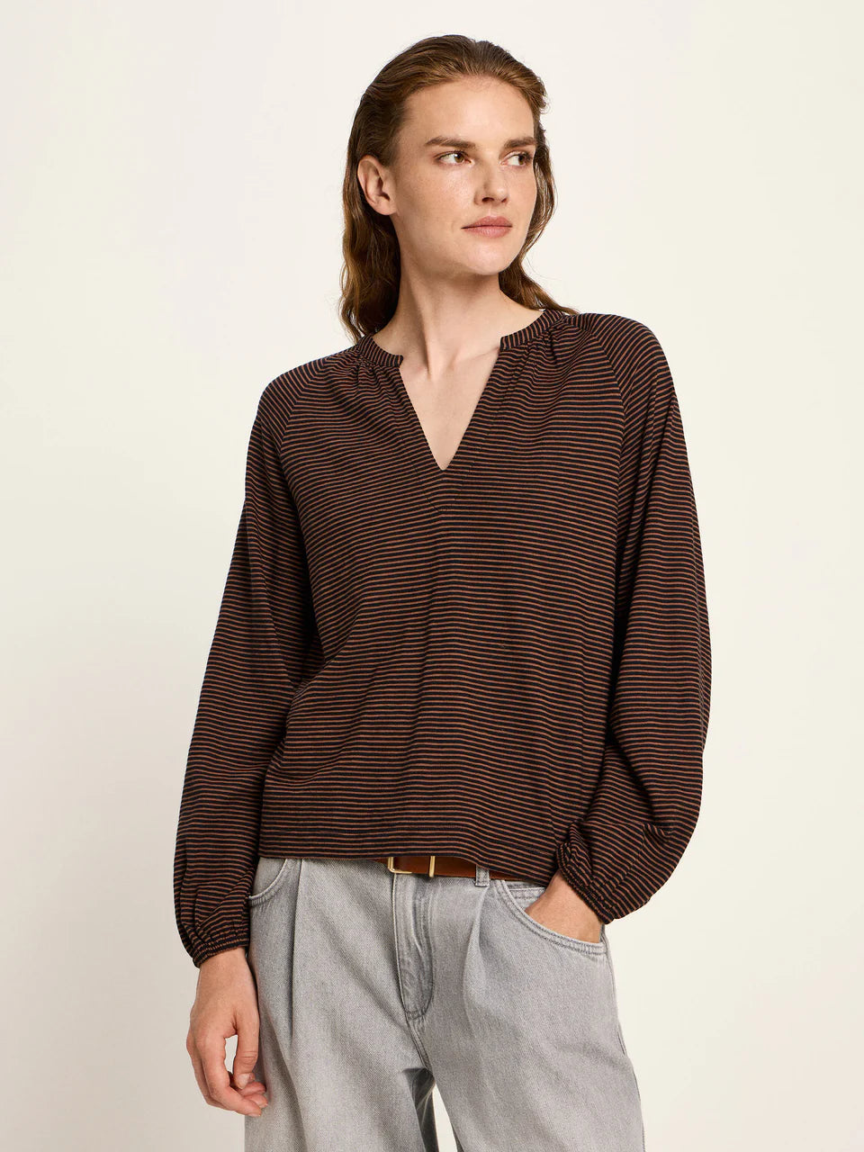 Blusenshirt (GOTS) aus Bio-Baumwolle