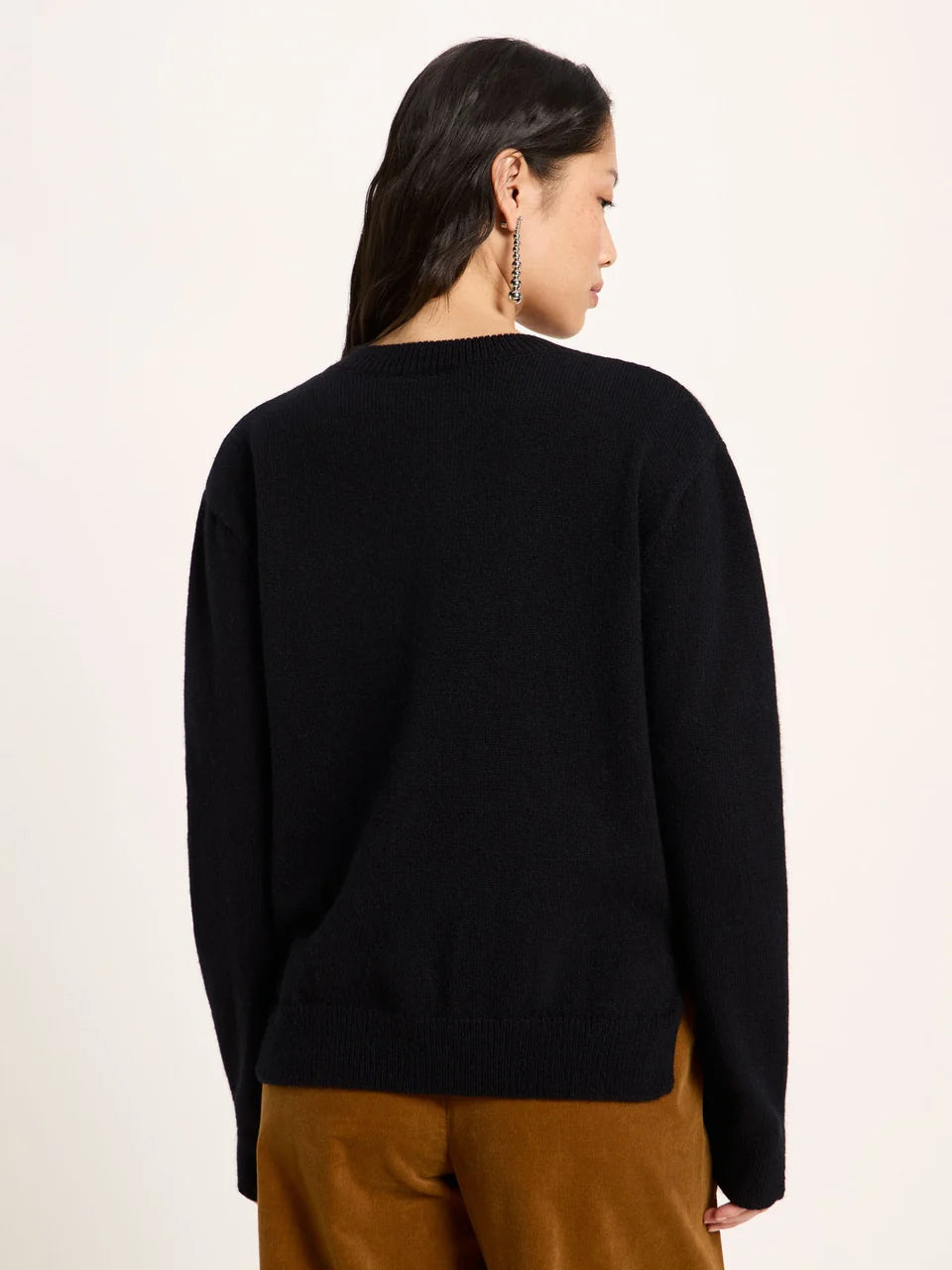 Boxy Strickjacke GOTS