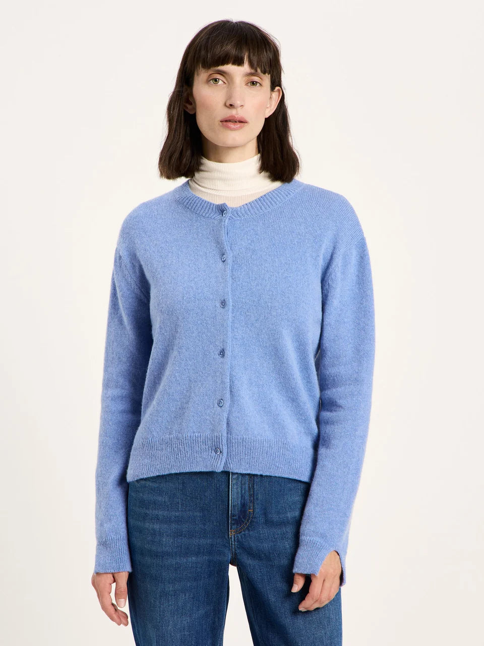 Boxy Strickjacke GOTS