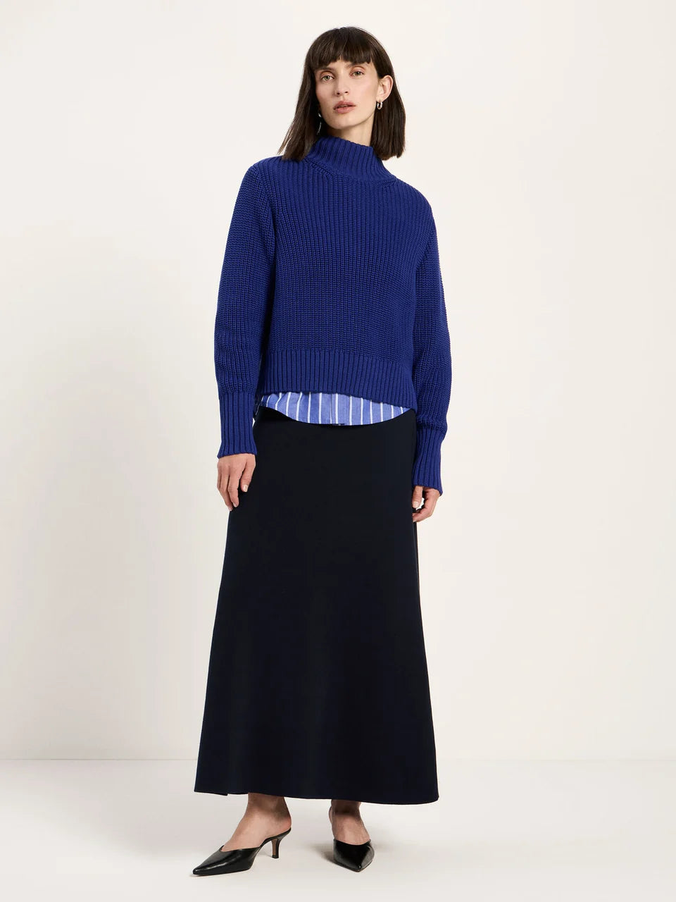 Grobstrickpullover GOTS