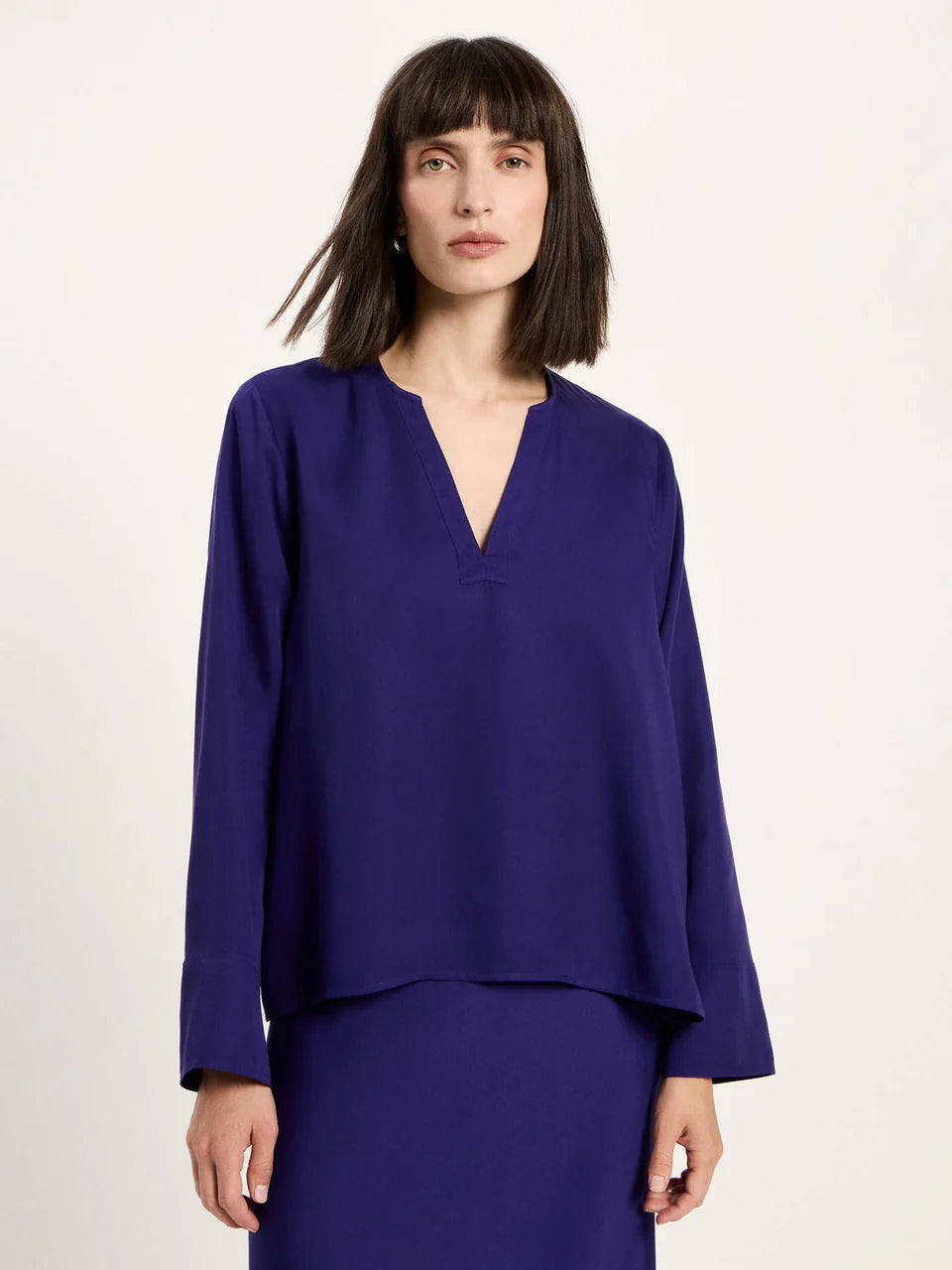 Bluse aus Tencel ™