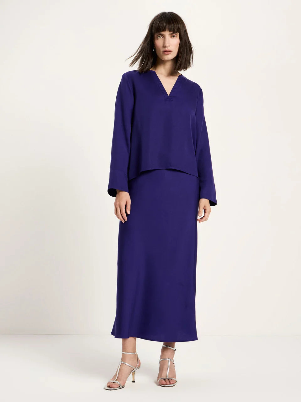 Bluse aus Tencel ™