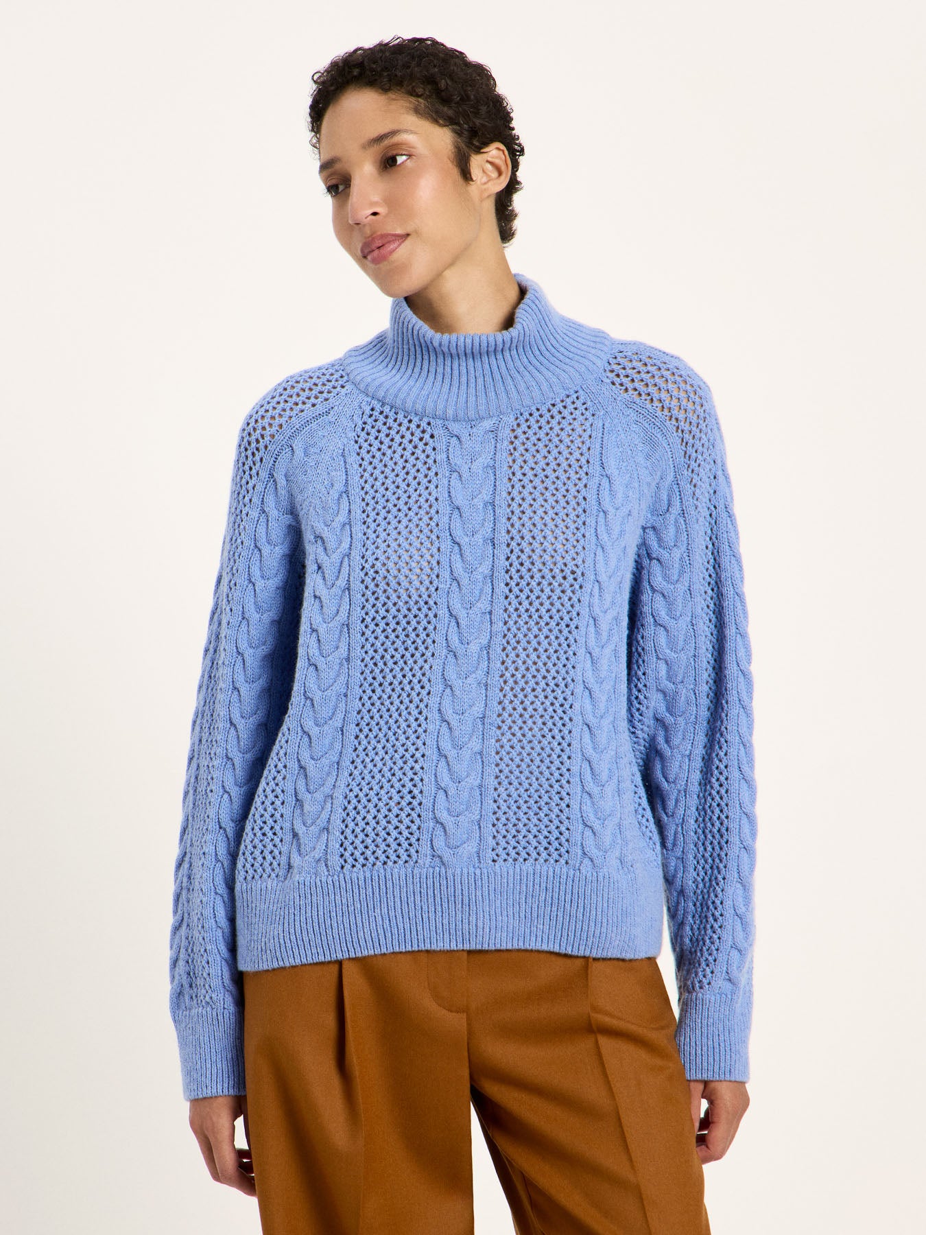Zopfpullover GOTS