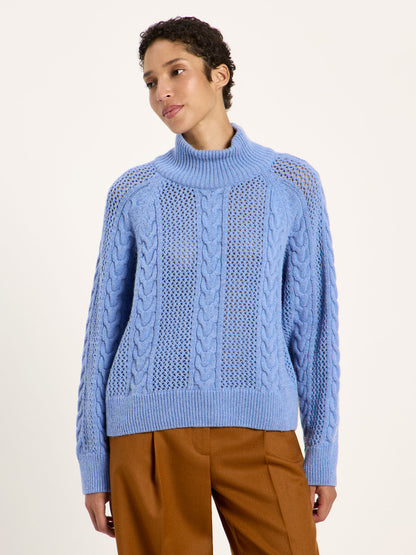 Zopfpullover GOTS