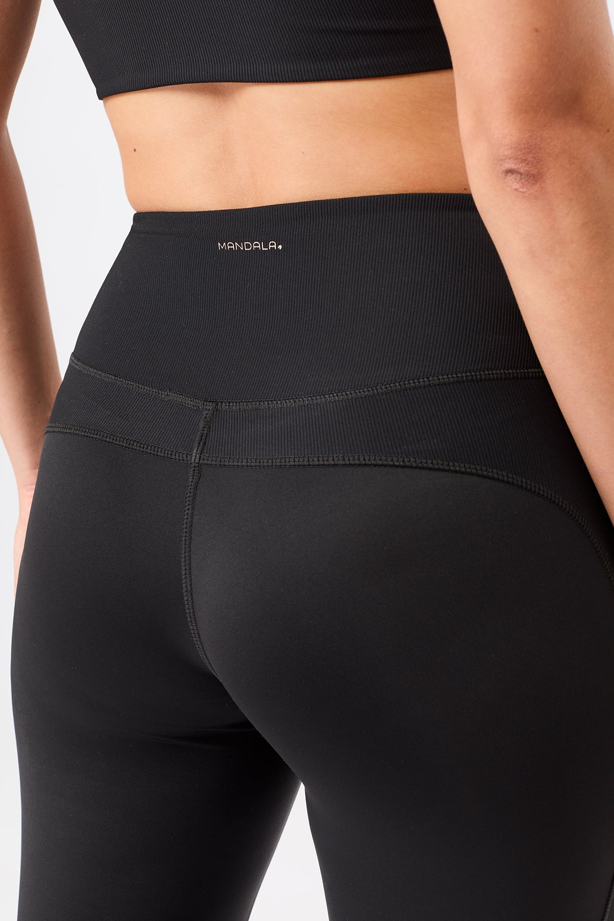 Rib Mix Legging – High Waist Sportleggings mit Shape-Effekt