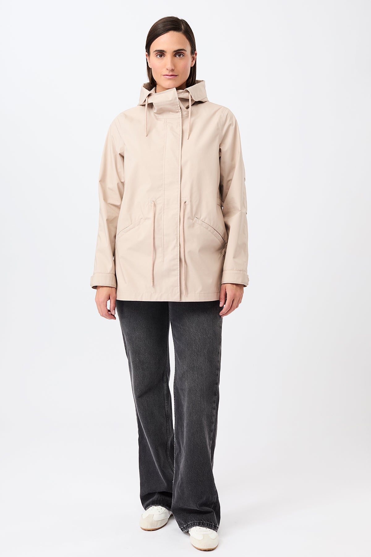 Kurzer Regenparka „Lismore“ – Blush