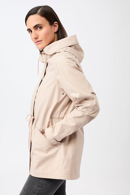Kurzer Regenparka „Lismore“ – Blush