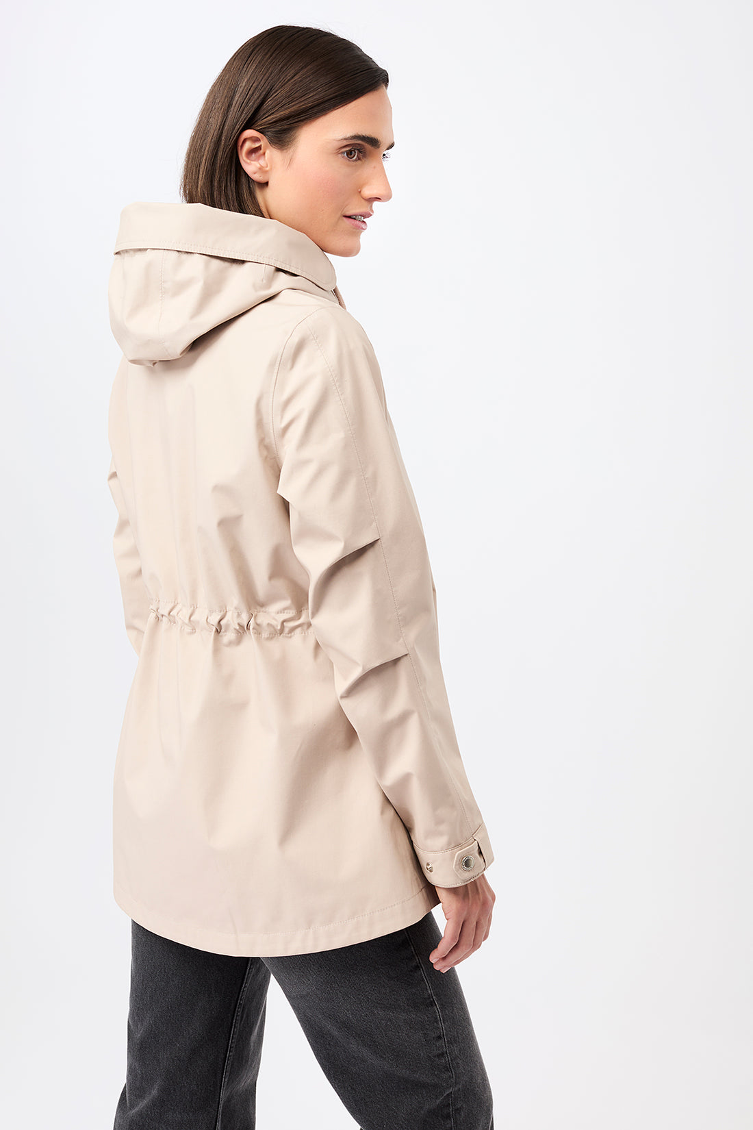 Kurzer Regenparka „Lismore“ – Blush