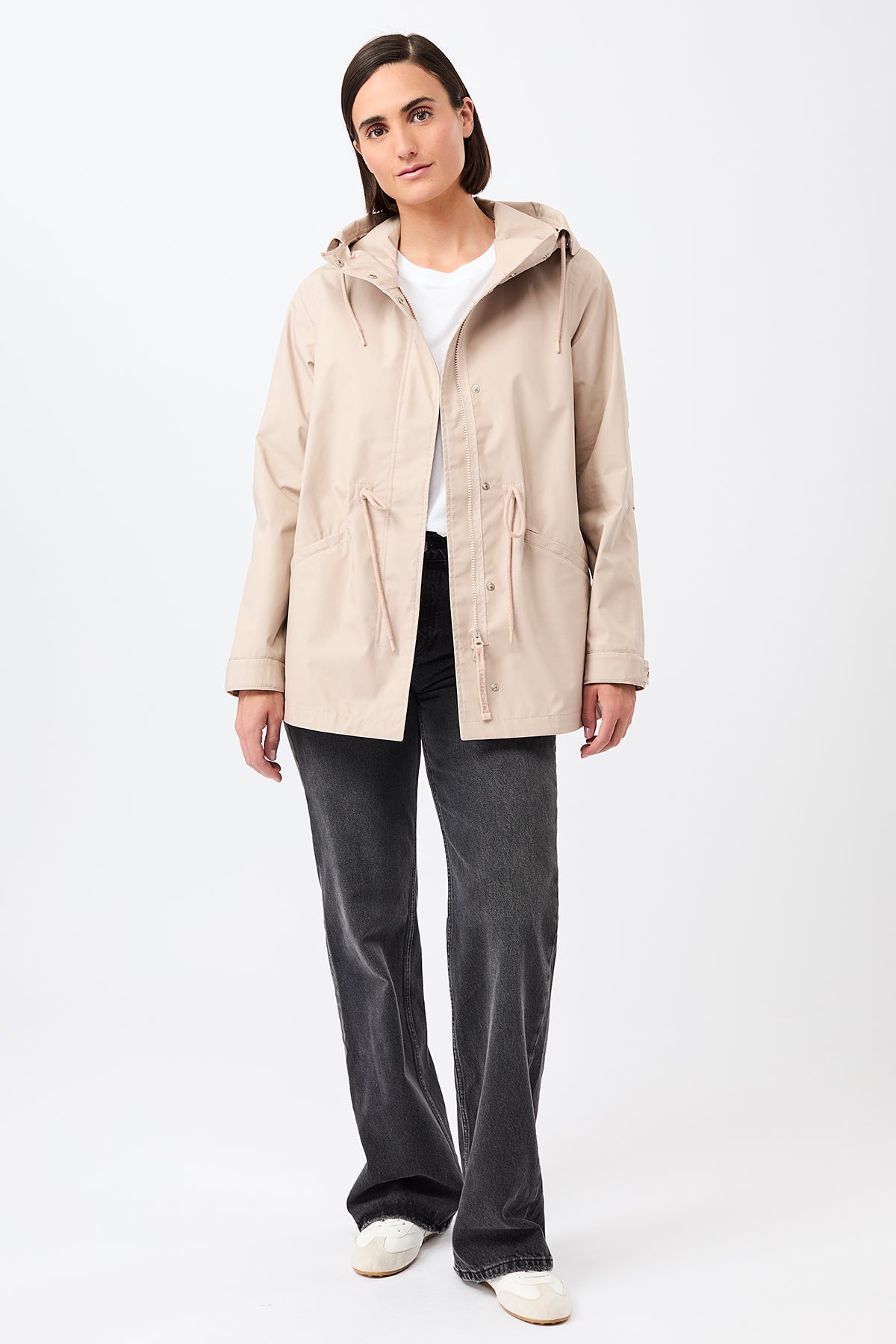 Kurzer Regenparka „Lismore“ – Blush