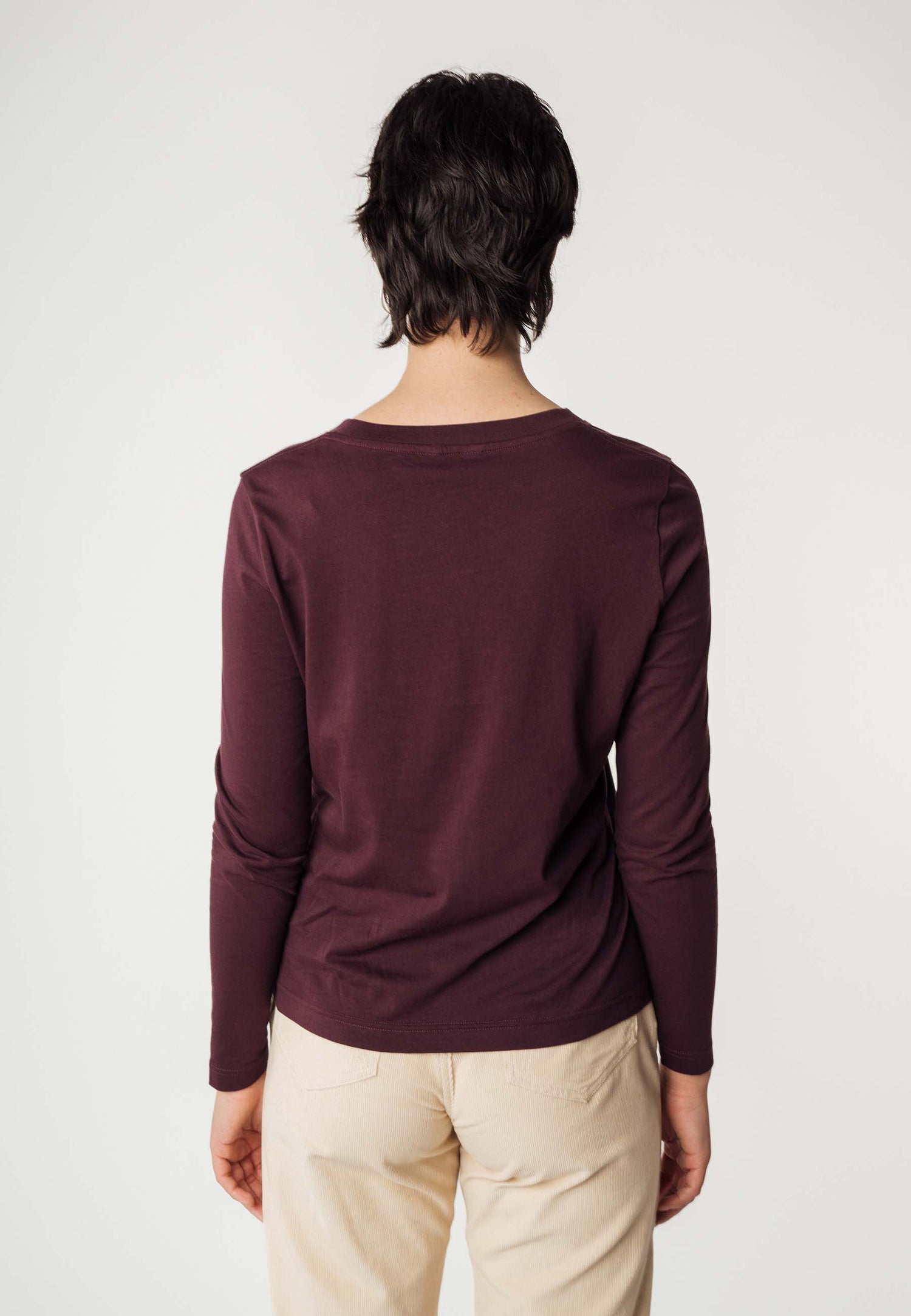 Basic Langarmshirt REENA
