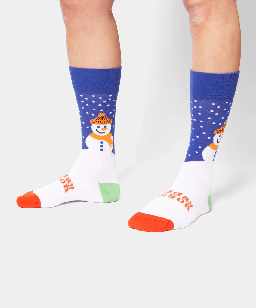 Holiday Season – bunte Socken mit Winter-Motiv