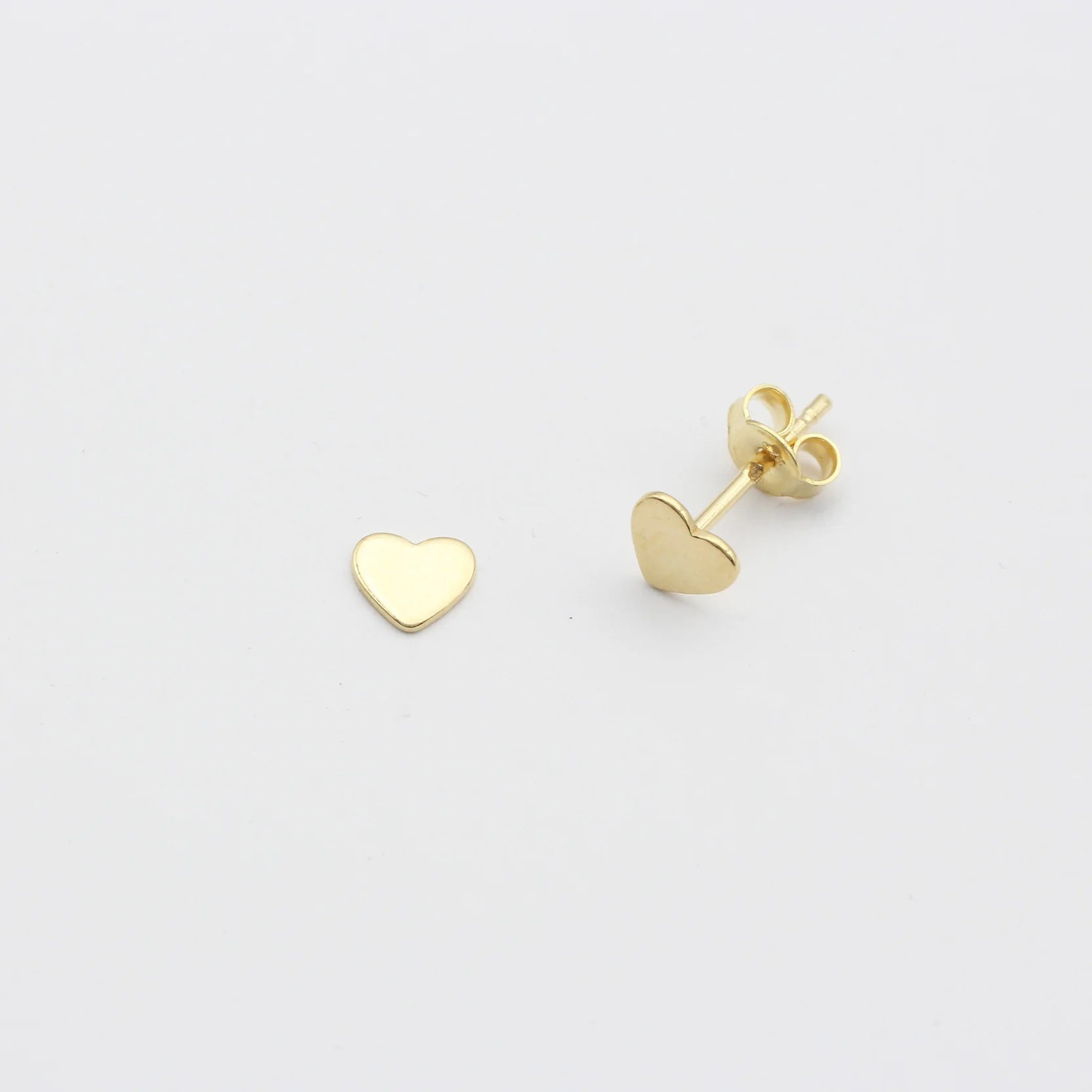 Stecker Tiny Heart vergoldet