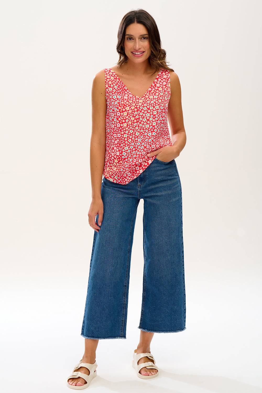 Florales Camisole-Top Romy