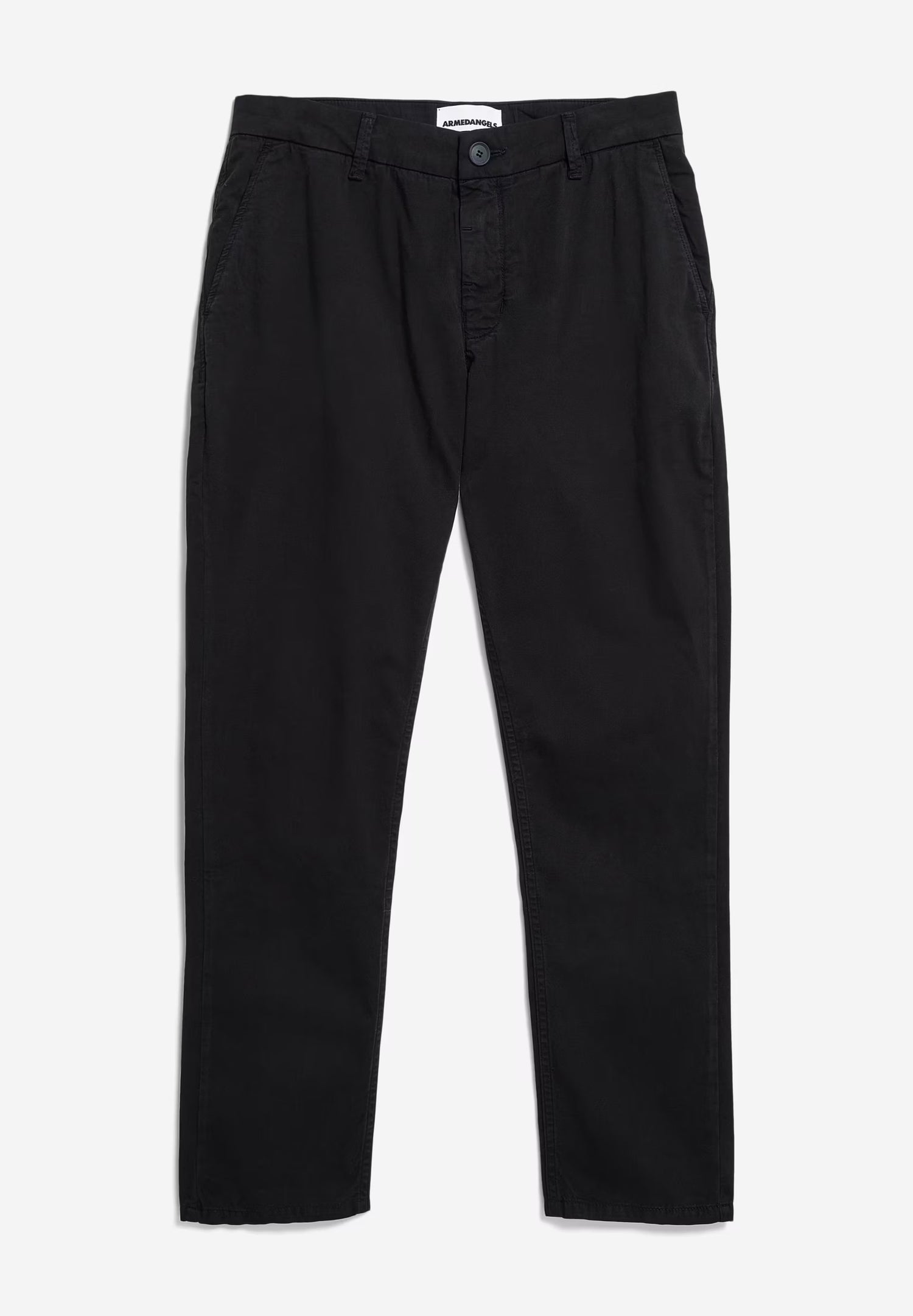 AATHAN IN BLACK – CHINO HOSE AUS BIO-BAUMWOLL MIX