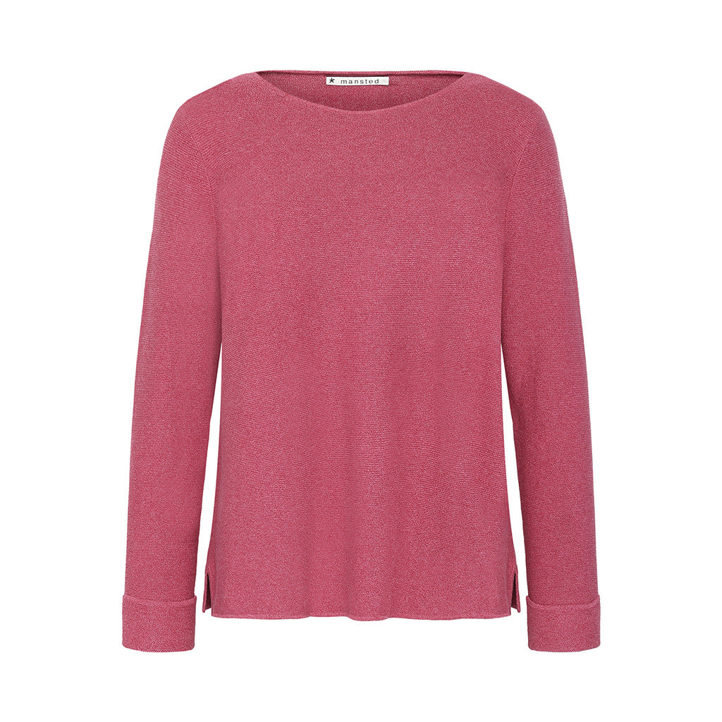 MORIKO in Fuchsia – Pullover aus 100% Biobaumwolle