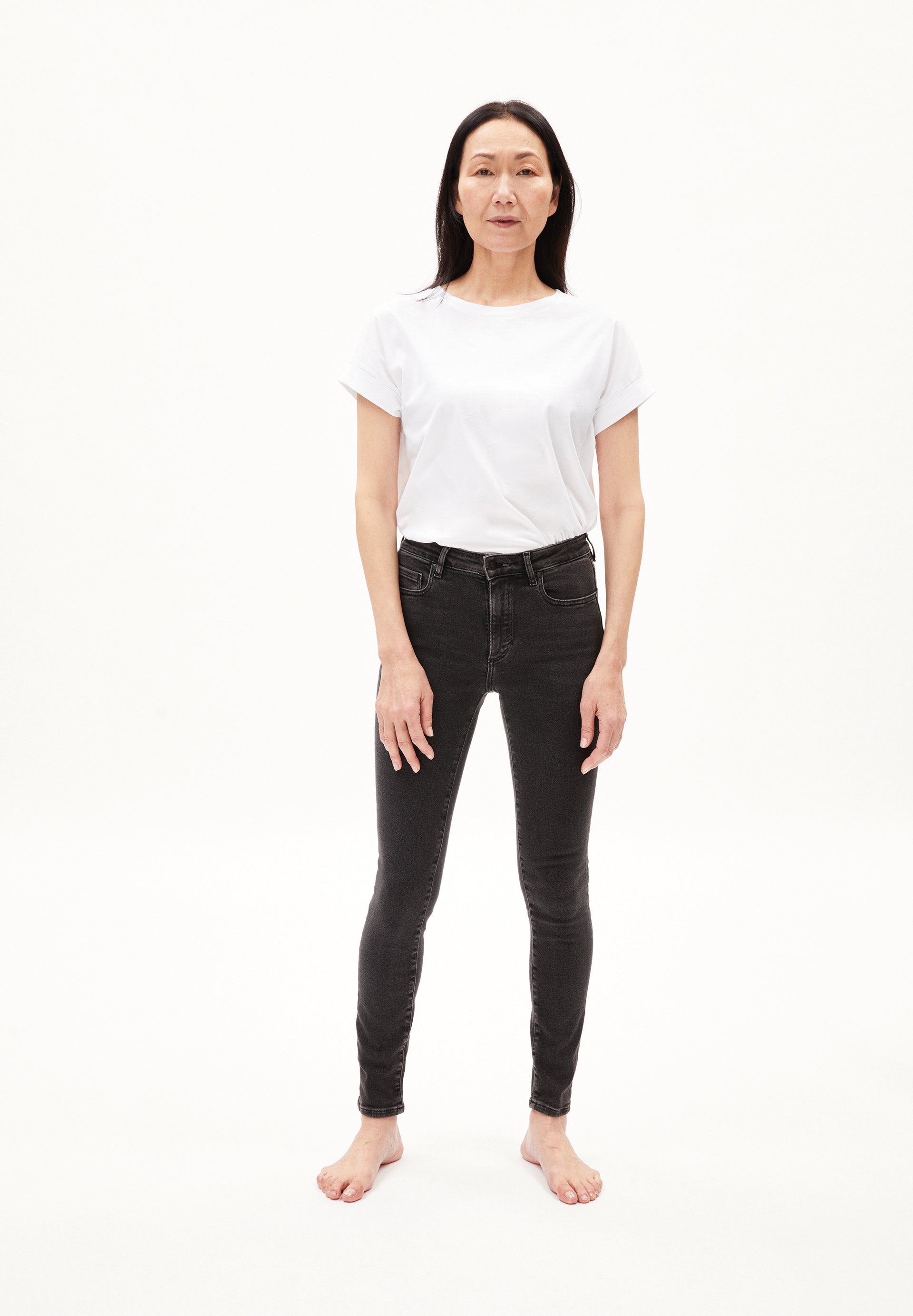 TILLAA X STRETCH – Beliebte Jeans Skinny Leg Mid Waist aus Bio-Baumwoll Mix