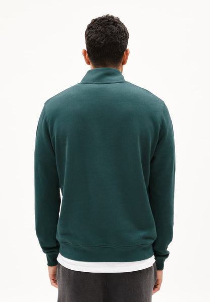 WAARLO COMFORT IN DEEP TEAL – SWEATSHIRT AUS BIO-BAUMWOLL MIX