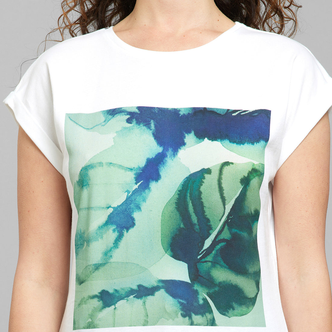 T-Shirt Visby Green Leaf