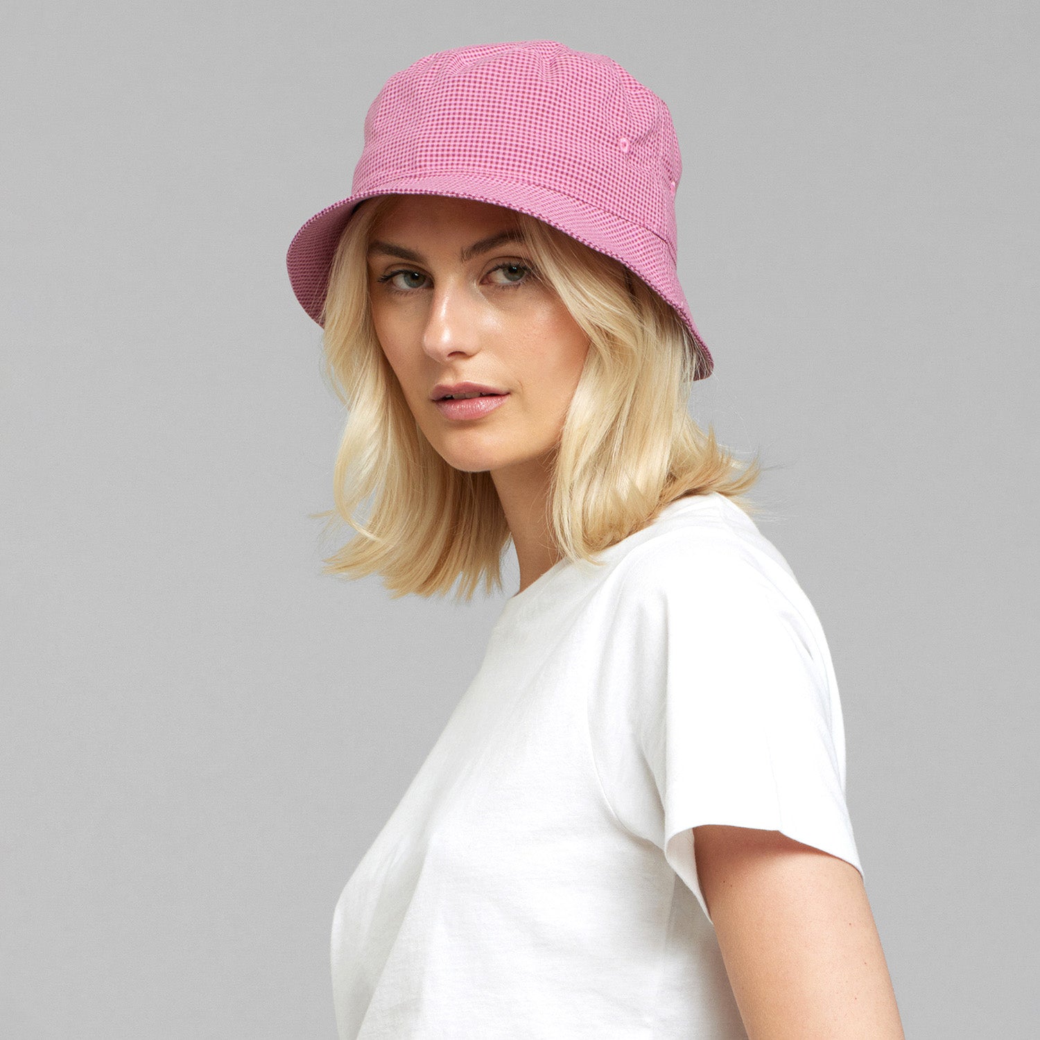 Bucket Hat seersucker Cashmere