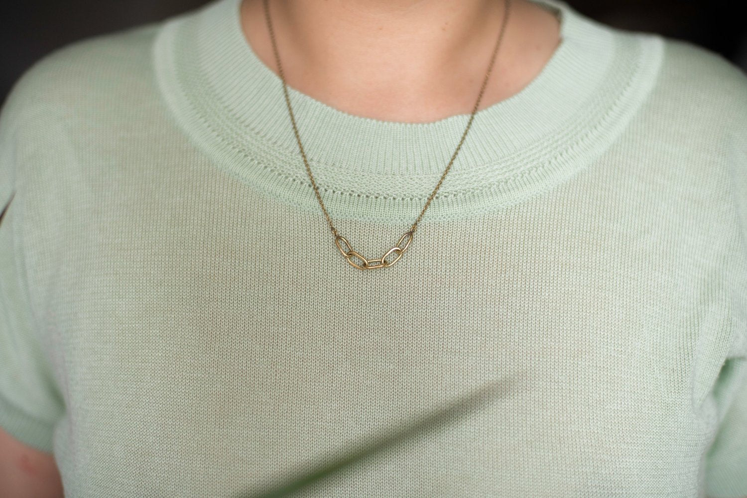 Link Kette Messing